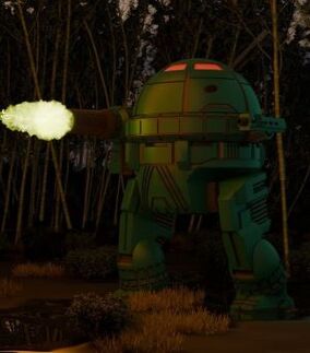 UrbanMech Firing